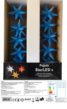 Preview: STARLED 10 er SET blau / Timer